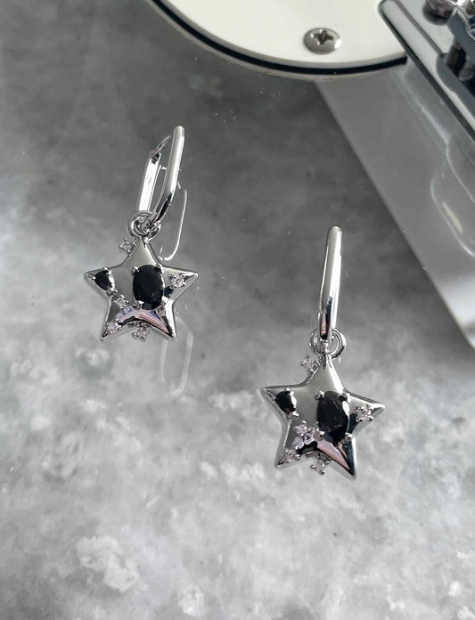 y2k star grunge earrrings