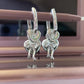 Kyara 925 Sterling Silver Bow Charm Heart Earrings